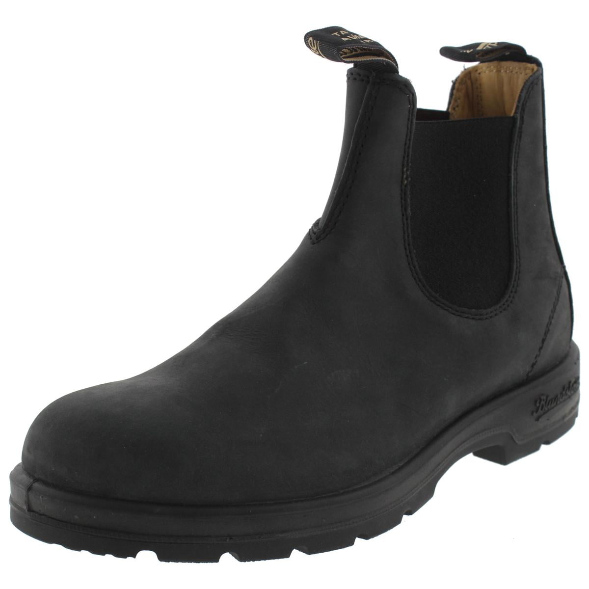 Blundstone Classic Chelsea Boots Rustic Black Leather Unisex 587