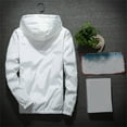 WREESH Mens Reflective Windbreaker Jacket Lightweight Zipper Hooded