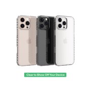 onn Protective Gel Phone Case for iPhone 16 Pro - Clear