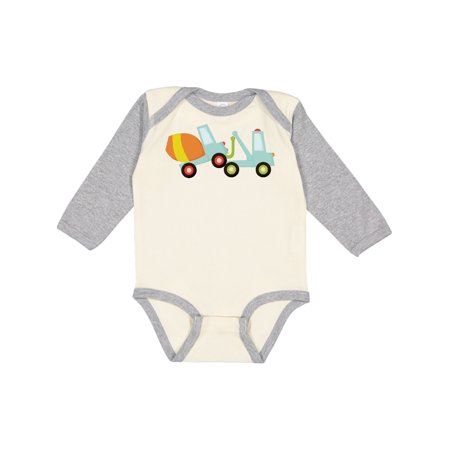 

Inktastic Tow Truck Construction Gift Baby Boy Long Sleeve Bodysuit