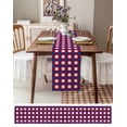 thumbnail image 3 of Boanket 4th of July Table Runner - 60 Inch Long, Kitchen Dining Table Runner Dresser Scarves, Independence Day Red Blue White Plaid Checkered Farmhouse Decor for Coffee Tables Wedding Party Banquet, 3 of 8