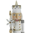 thumbnail image 6 of Northlight Glittered Nutcracker with Snowflake Scepter Christmas Figure - 15" - White, 6 of 9