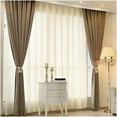 thumbnail image 7 of Curtains For Living Room Polyester Curtains Curtain, One Pair Of Ropes Blackout Curtains Cloth, Beige One Size, 7 of 7