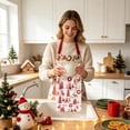 thumbnail image 6 of Bcylexb Holiday Kitchen Towels 40x60cm, Christmas Themed Absorbent Dish Cloths Soft Decorative Tea Towels for Cooking Baking Festive Xmas Decoration, 6 of 6