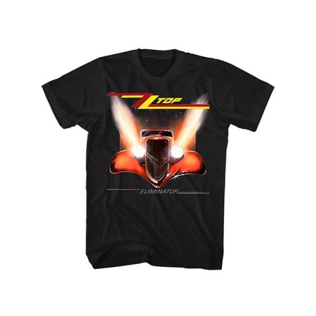 ZZ Top Rock Band Music Group Eliminator Album Cover Adult T-Shirt (Best Music T Shirt Websites)