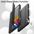 thumbnail image 6 of JETech Case for iPad (A16) 11th/10th Generation (2025/2022) with Pencil Holder, Slim Tablet Cover with Soft TPU Back, Auto Wake/Sleep (Black), 6 of 7