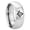 Gray High Polish, variant on Freemason Masonic Dome Black And Rose Gold Tungsten Ring 10MM
