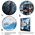 thumbnail image 3 of Designart "Lake Calm Retreat" Cottage Floater Framed Wall Decor, 3 of 7