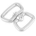 thumbnail image 2 of Resorte giratorio Paracord Correa Gancho Mosquetón Cadena Hebilla Giratoria Exterior Plata, 2 of 8