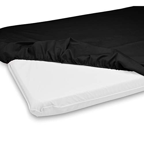Size Color Cradle Mattress and Sheet Combo Black 15x33 