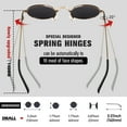 thumbnail image 6 of Sunier Round Sunglasses Retro 70s Polarized Hippie Lennon Metal Frame Men Women-2 Pairs, 6 of 9