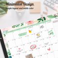 thumbnail image 2 of Calendario de escritorio Gannyfer 2026-2027 56 x 43 cm con diseño floral, 2 of 7