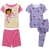 Dora the Explorer - Little Girls' 2 Sets of Pajamas