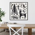 thumbnail image 3 of Amanti Art Woodcut Christmas V Framed Canvas Wall Art Print  - Black, 3 of 3