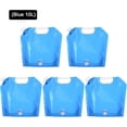 thumbnail image 4 of 5 bolsas de agua plegables, 10 l, portátiles, plegables, para exteriores, bolsas de agua plegables, para acampar, senderismo, picnic, barbacoa, coche, contenedor de almacenamiento, kit de emergencia, 4 of 5