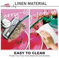 thumbnail image 5 of Valentines Day Cherry Kitchen Rugs Set of 2, I Cherry-ish You Pink Love Hearts Plaid Kitchen Mats Decor, Anniversary Wedding Floor Door Mat Home Decorations - 17x29 and 17x47 Inch, 5 of 6