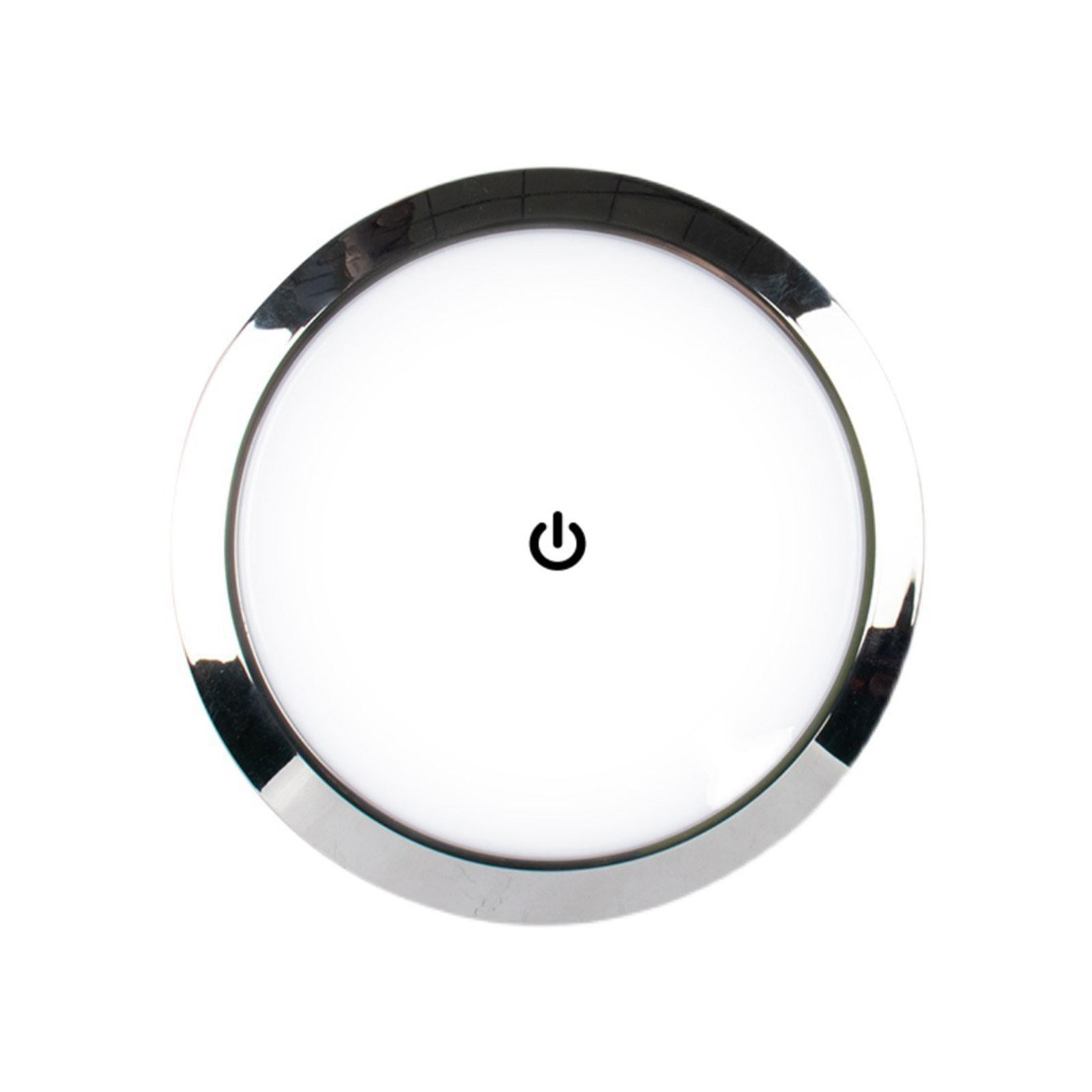 12V DC RV LED Recessed Ceiling Lights - Dimmable, Warm White, For Camper, Boat, Trailer