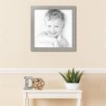 thumbnail image 3 of ArtToFrames 22x22 Inch Metallic Deco Silver Picture Frame, This Silver MDF Poster Frame is Great for Your Art or Photos, Comes with 060 Plexi Glass (2WOM-4501), 3 of 7
