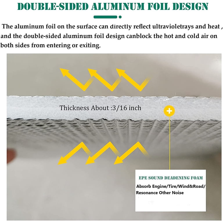 Buyuneed 334 mil 216x40 Automotive Truck Headliner Insulation Sound Deadening Buyuneed 334 mil 216x40 Automotive Truck Headliner Insulation Sound Deadening
