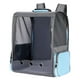 thumbnail image 2 of Bolsa plegable para mascotas perfecl Azul transparente 35 x 28 x 40 cm, 2 of 8