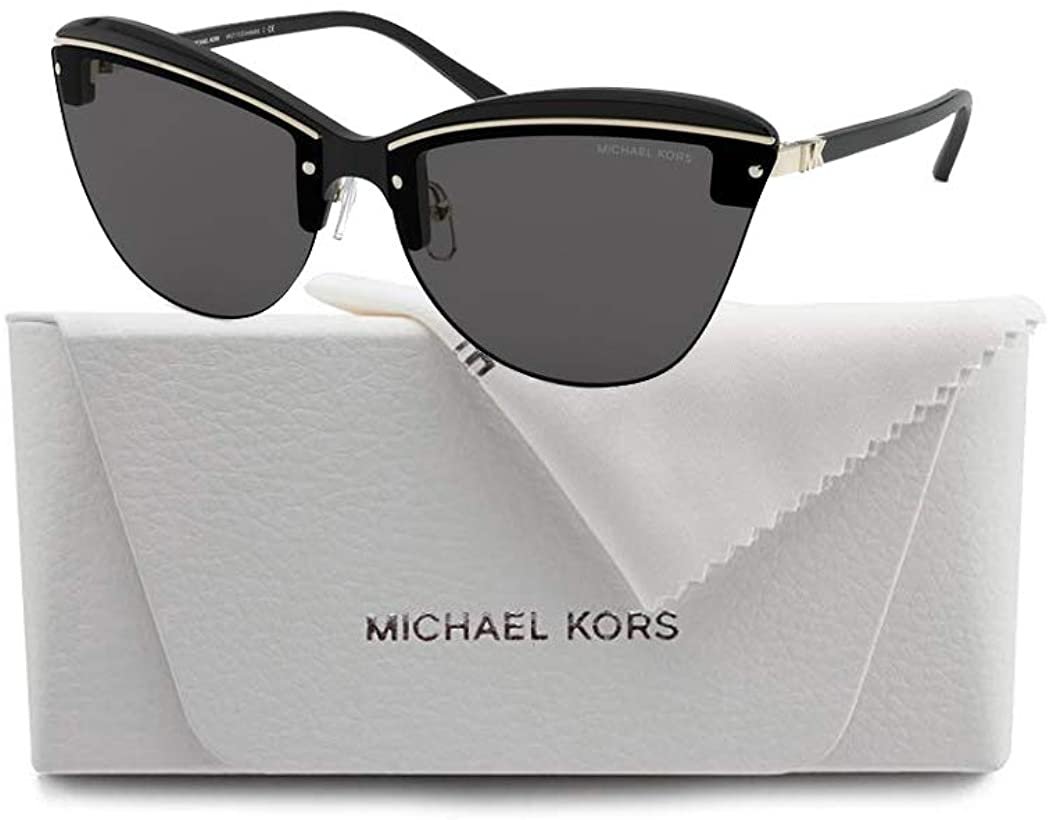 Michael Kors MK2113 CONDADO 33325A 66M Black/Liquid Rose Gold Cat Eye Sunglasses For Women+FREE Complimentary Eyewear Care Kit - image 2 of 5