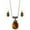 Tiger Eye, variant on Tear Drop Shaped Natural Gemstones Necklace Earring Set