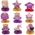 thumbnail image 1 of 9pcs Graduation Party Decorations Graduation Season Honeycomb Centerpieces Graduation Table Decor, 1 of 8