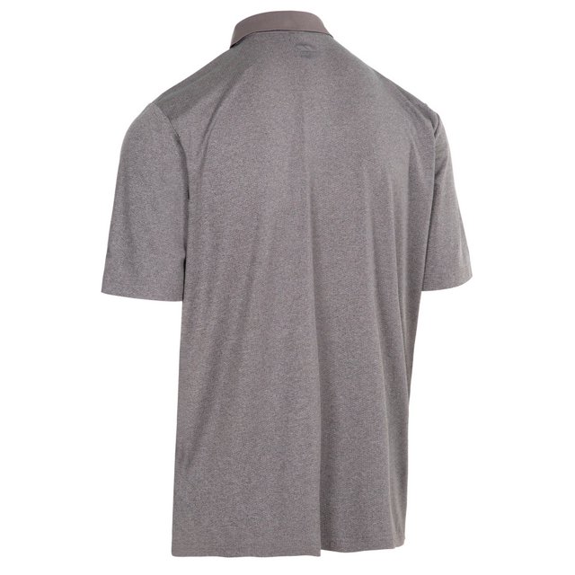 Trespass - Polo Gedding para Hombre (Pavo Real Jaspeada)
