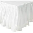 thumbnail image 4 of Greenland Home Fashions Cotton Voile Bed Skirt - 18 in. Ruffle - White - Queen, 4 of 6