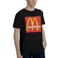 thumbnail image 2 of Mcdonald'S Logo Men'S Basic Short Sleeve T-Shirt Fashion Black Small, 2 of 8