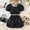 k-1598Black3202, variant on SONGGE Toddler Outfit Sets Kids Girls Short Sleeve Vintage Polka Dots Dress In 50s Style Cartoon Boho Clothing Sets