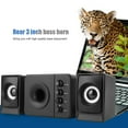 Best Wired Computer Speakers KIZOCAY Computer Speakers, Cute Wired PC Speakers, USB 2.0 Powered