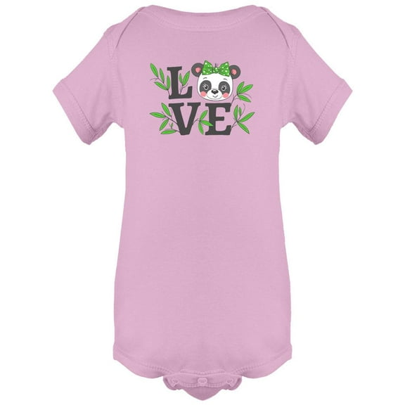 Love Panda Bodysuit Infant -Image by Shutterstock, Newborn