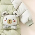 thumbnail image 5 of 0-6 Months Baby Snowsuits Hooded Romper Jumpsuit Cute Design Outwear Jackets Outfits for Girls Boys Infant Winter Clothes, 5 of 7