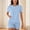 Light Blue women summer two piece set a1, variant on Cagogo Women's 2 Piece Workout Shorts Set Casual Yoga Outfits Loose Short Sleeve Crew Neck Tops Comfy Pants Matching Lounge Sets Tracksuits Loungewear Travel Outfit Clothes, Purple 2XL