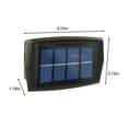 thumbnail image 6 of Yufenmy Solar Flood Lights Outdoor Solar Lights for House Solar Grden Lights Pathway Lights Solar Powered Landscape Lighting for Yard Path Landscape Walkway Fence Patio, 6 of 6