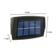 thumbnail image 3 of Focos solares para paisajes - 2 packs IP65 impermeables de luces exteriores para pared exterior, luces solares para jardín, sendero y entrada, 3 of 6