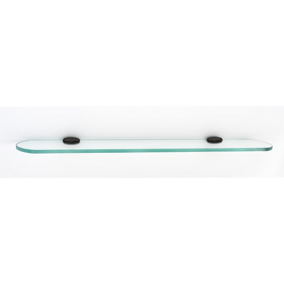 Alno A6650-24 Royale 24" Wide Glass Bathroom Shelf - Bronze