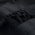 thumbnail image 3 of Defitshape Men's Denim Pant Ripped Jeans Button Destroyed Curvy Long Stretch Shredded Pocket Pants Black 36, 3 of 5
