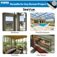 thumbnail image 6 of Phifer SeeVue Stainless Steel Screen Mesh Roll - 48 in x 100 ft - Durable, High-Visibility Screening, 6 of 9
