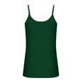 thumbnail image 5 of OIOLOYJM Oversized Camisole for Women Casual Adjustable Spaghetti Strap Tank Top Cotton Fashion Cozy Cami Undershirts Green L, 5 of 6