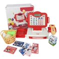 thumbnail image 1 of Cash Register Toy Simulated: Cashier Playset Supermarket Checkout Toy with Light, 1 of 10