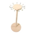 thumbnail image 1 of 12 ganchos Soporte de exhibición de joyería Organizador de pie Multipropósito Diseño único de madera para collar de dormitorio Tienda minorista Pulsera de mesa Luz Fernando Soporte de exhibición de joyería, 1 of 8