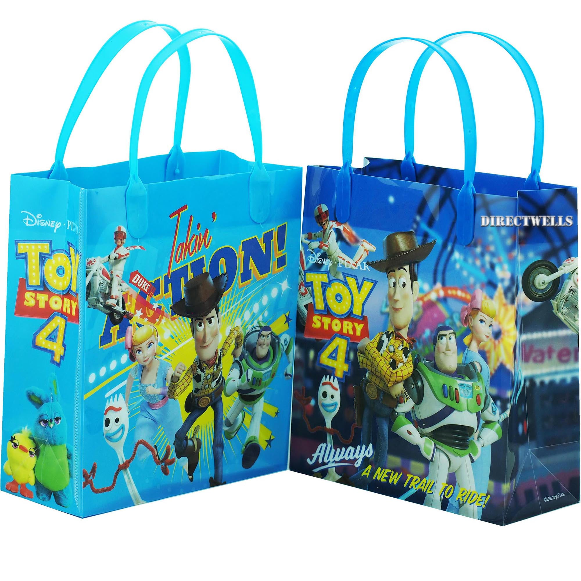 Toy Inspired Story Decorations Party Favor Bags for Toy Story Party  Supplies Party Favor Goody Treat Candy Bags for Girls Boys Adults Birthday  Party Decor 4 Patterns Double Sided Printed 16 PCS 