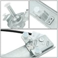 thumbnail image 2 of DNA Motoring Rear Right Passenger side Manual Window Regulator for 1996-2000 Hyundai Elantra, 2 of 5