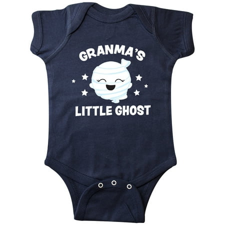 

Inktastic Cute Granma s Little Ghost with Stars Gift Baby Girl Bodysuit