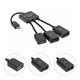 thumbnail image 3 of Adaptador de Cable Micro USB OTG HUB 3 en 1 para Kuymtek teléfono inteligente Samsung Galaxy S3S4, 3 of 6