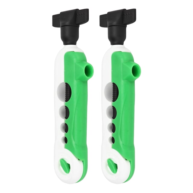 Mini Carrete De Hilo De Pescar, Resorte Insertado De 4 Agujeros De Tamaño 2 Uds Mini Enrollador De Hilo De Pescar ABS Ajustable Para Estanque