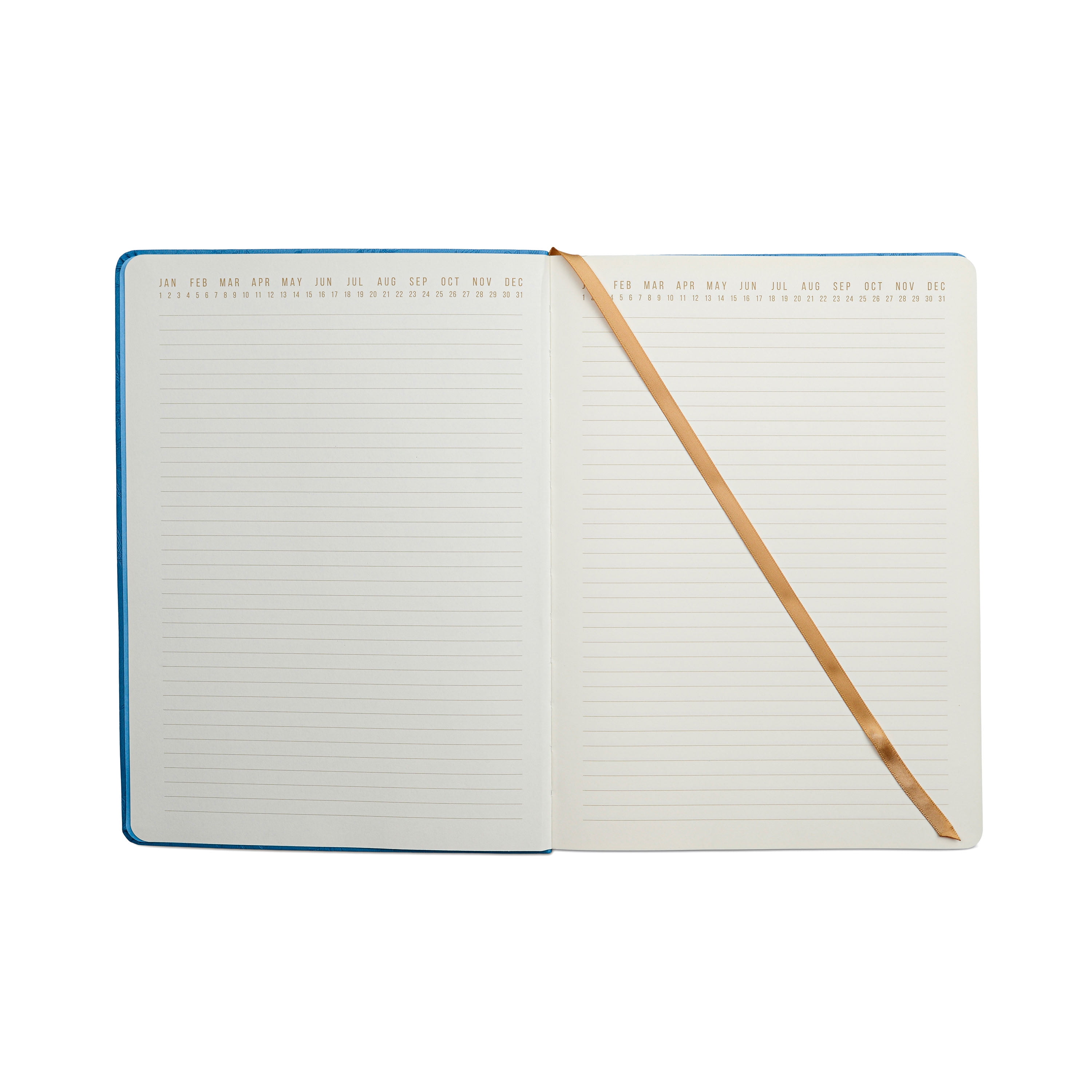 Think Ink Leatherette Jumbo Blue Wildflower Embossed Journal - 7.375” x 10.25", 192 Lined Pages