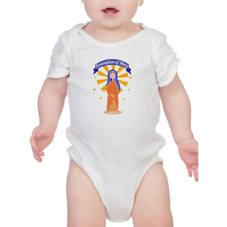 

Happy Assumption Of Mary Day Bodysuit Infant -Image by Shutterstock Newborn